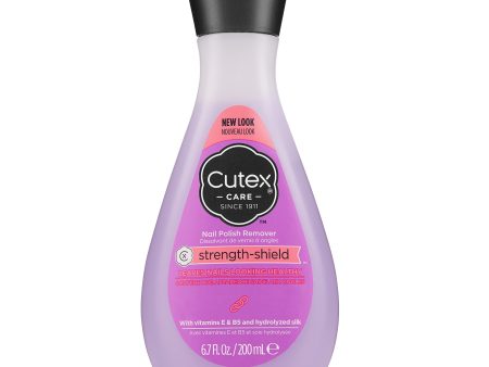 Cutex Nail Polish Remover, Strength Shield, Leaves Nails Looking Healthy, Contains Vitamins E, B5 & Hydrolyzed Silk, 6.76 Fl Oz Discount