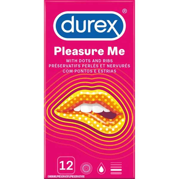 Durex - Pleasure Me Ribbed And Dotted Pack of 12s Online Hot Sale