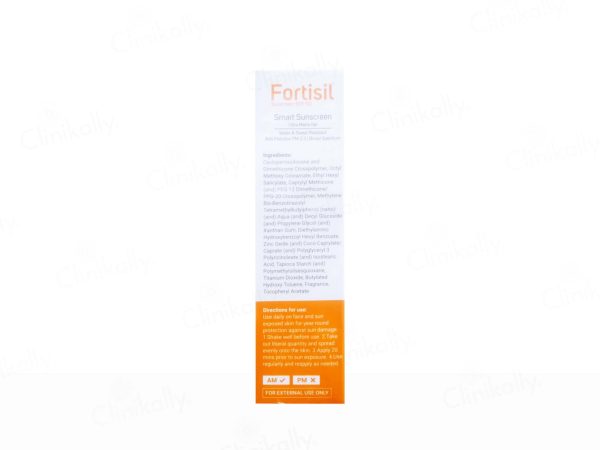 Fortisil Smart Sunscreen Ultra Matte Gel SPF 50 PA+++ Online Sale