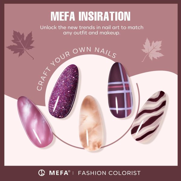 MEFA Gel Nail Polish Set | 12 Colours For Sale