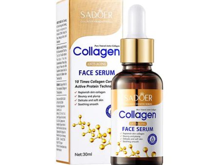 Sadoer - Collagen Anti-Aging Brightening Face Serum - 30ml Hot on Sale