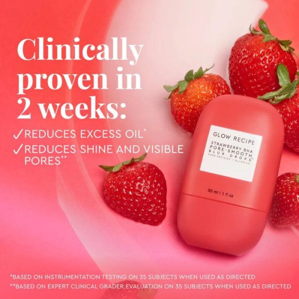 Glow Recipe - Strawberry BHA Pore-Smooth Blur Drops Online now