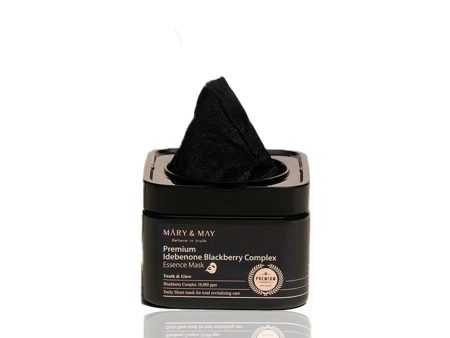 Mary & May - Premium Idebenone Blackberry Complex Essence Mask Online Hot Sale