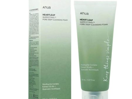 ANUA - HEARTLEAF QUERCETINOL PORE DEEP CLEANSING FOAM - 150ml Online Sale