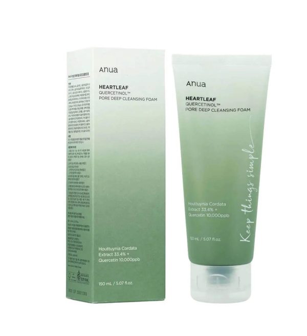 ANUA - HEARTLEAF QUERCETINOL PORE DEEP CLEANSING FOAM - 150ml Online Sale