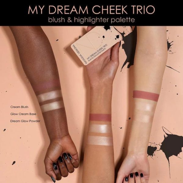 Natasha Denona - My Dream Cheek Trio - Cream Blush, Glow Cream Base and Glow Powder Highlighter Fashion