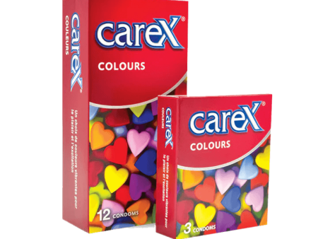 Carex Lubricated Colours Condoms Cheap