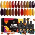 MEFA Gel Nail Polish Set | 12 Colors - Warm Tones For Sale