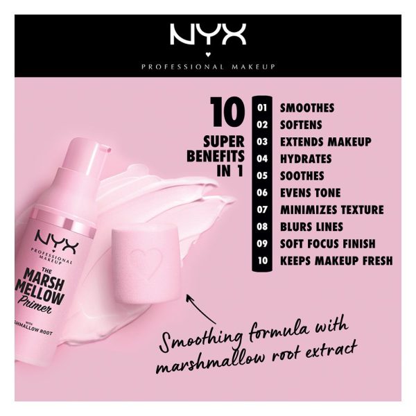 Nyx -  Professional Makeup Marshmellow Smoothing Primer - 30ML Online