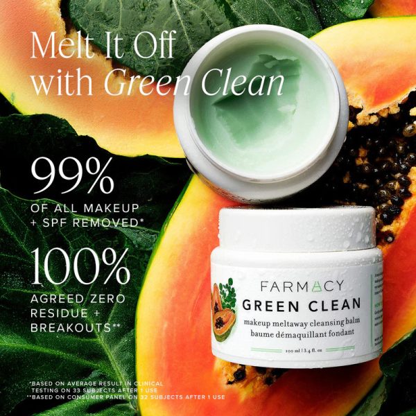 Farmacy - Green Clean cleanser + makeup remover balm Cheap