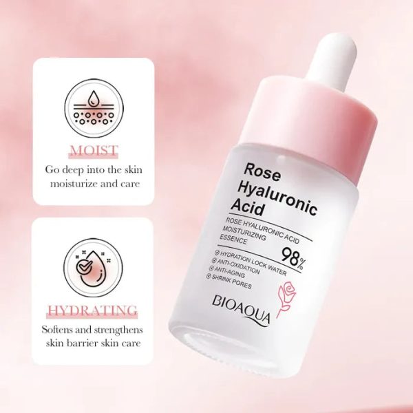 BIOAQUA - Hyaluronic Acid Rose Face Serum - 30ml Hot on Sale