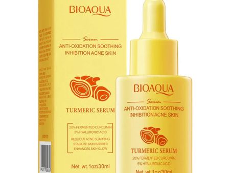 BIOAOUA - Anti Oxidation Soothing Turmeric Face Serum - 30ml Supply