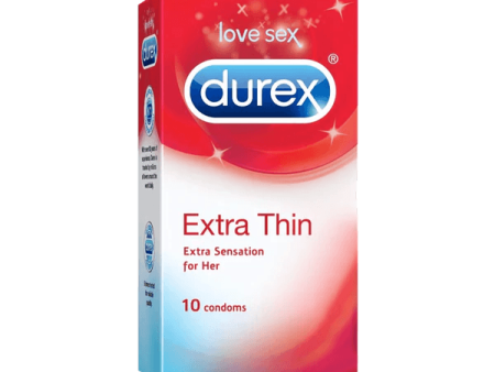 Durex - Extra Thin - 10 Condoms, 10s Online Sale