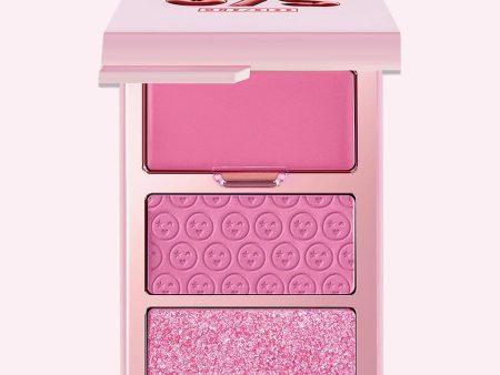 ONESIZE - by Patrick Starrr Cheek Clapper 3D Blush Trio Palette - ATTENTION SEEKER For Sale