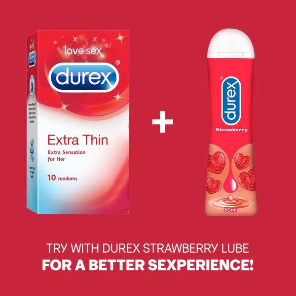 Durex - Extra Thin - 10 Condoms, 10s Online Sale