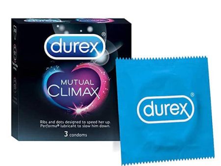 Durex Mutual Climax - 3 Condoms, 3s For Sale