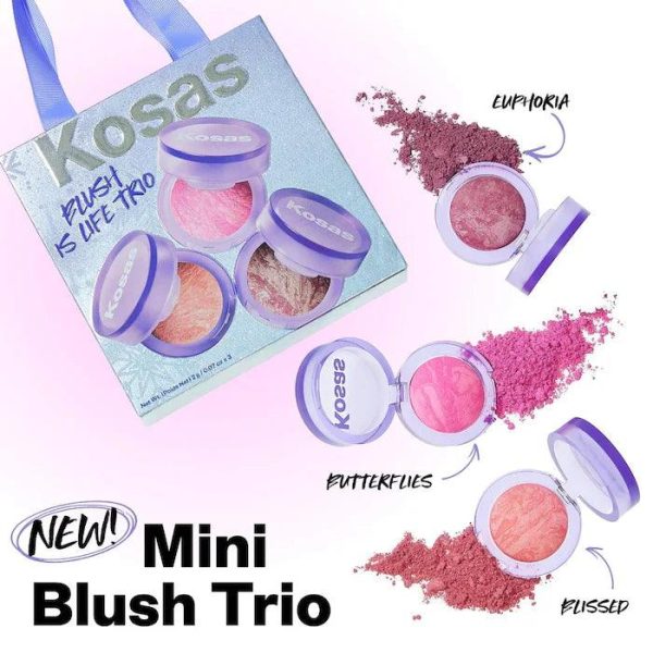 Kosas - Mini Blush is Life Trio Online now