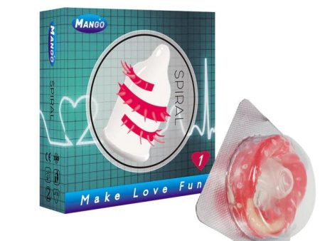 Mango Spike Spiral Condoms Online Sale