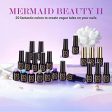 MEFA Gel Nail Polish Set | 23 Pcs | Mermaid | 20 Colours Supply