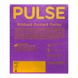 Pulse Ribbed Dotted Delay Condoms 3 Pcs. Pack Pcs Supply