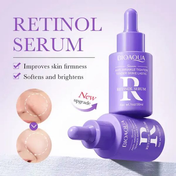 Bioaqua - Anti Wrinkle Tighten Tender Skin Eleastic Retinol Face Serum - 30ml Online now