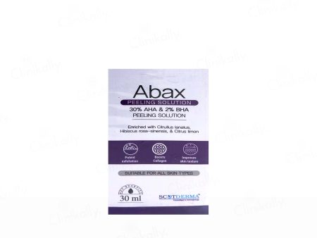 Abax 30% AHA & 2% BHA Peeling Solution For Discount