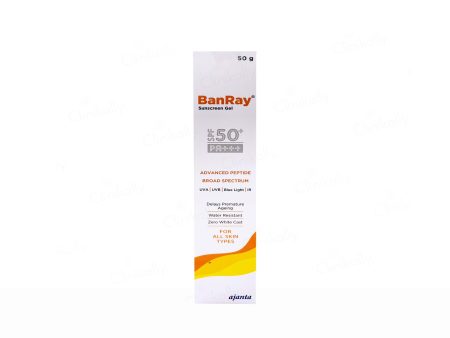 Banray Advanced Peptide Sunscreen Gel SPF 50+ PA+++ Online Sale