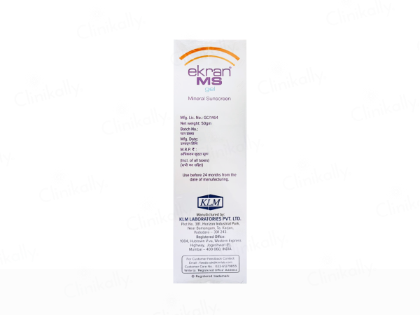 Ekran MS Mineral Sunscreen Gel SPF 50 PA+++ Discount